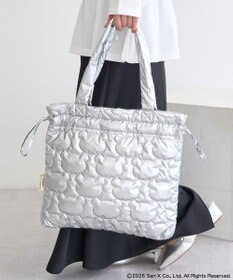 earth music&ecology 【予約】リラックマ×earth シルエットキルトトートバッグ