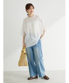 Green Parks ・ＥＬＥＮＣＡＲＥ　ＤＵＥ　デニムワイドパンツ