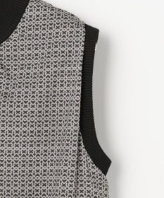 23区GOLF 【MEN】リバーシブルニットベスト モノグラム柄