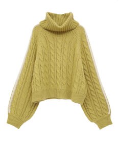 Green Parks ・ｓｗｉｎｇ　ｂｙ　ラインケーブルタートルニット