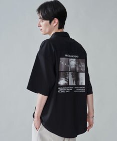 WEGO アムンゼンフォトプリントBIGシャツ（SS）