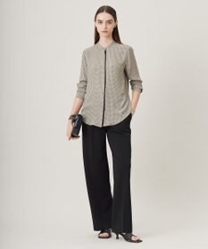 ICB L 【洗える】ミリオーネダンボールニット ワイドストレートパンツ