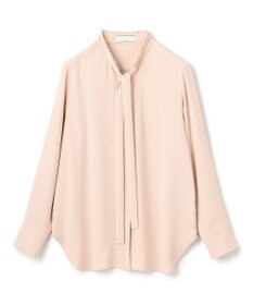 BEIGE， 【洗える・L-size】EVA / ボウタイロングスリーブブラウス
