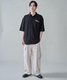 WEGO アムンゼンフォトプリントBIGシャツ（SS）