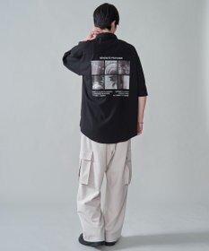 WEGO アムンゼンフォトプリントBIGシャツ（SS）