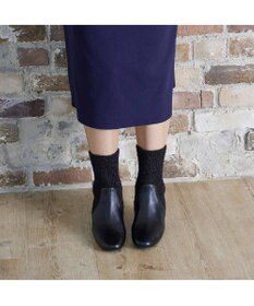 MODE ET JACOMO <MODE ET JACOMO>リブニットソックスショートブーツ