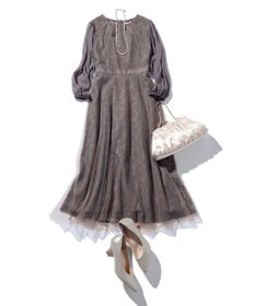 ANY SIS 【Lily calin】シアーレースクラシック ドレス