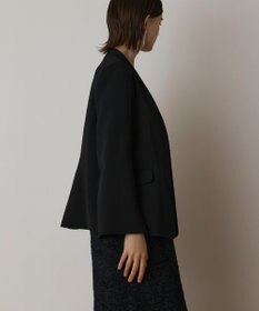 GRACE CONTINENTAL ダブルクロスノーカラージャケット