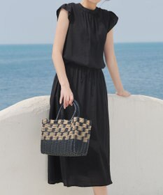 Tiaclasse 【洗える】フリル袖ワンピース