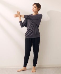 OP／FILA 【Kappa】フィットネスウェア 上下セット 長袖Ｔシャツ＋ロングパンツ