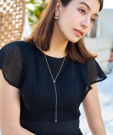 Tiaclasse 涙型ラリエットネックレス