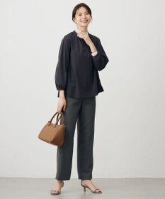 J.PRESS LADIES 【WEB限定】シアーストレッチフライス メローネック シアー カットソー