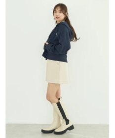 earth music&ecology フロントジップショートパンツ