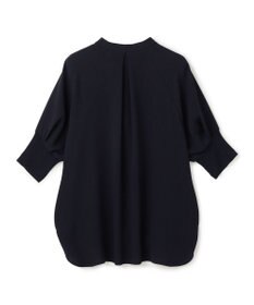 BEIGE， FLEUR / 異素材カフス スタンドカラーブラウス