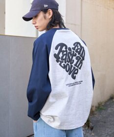WEGO ラグランハートグラフィックT（LS）