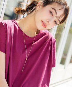 Tiaclasse 涙型ラリエットネックレス