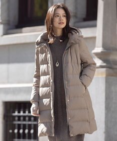 J.PRESS LADIES S ブラッシュドマルチポリ ロング ダウン コート