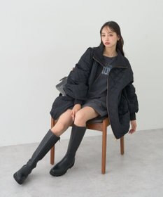 earth music&ecology キルティングバルーンコート