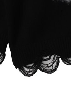 WEGO クラッシュBIGプリントニットプルオーバー