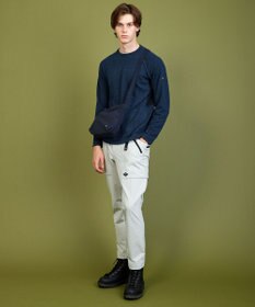 JOSEPH ABBOUD MOUNTAIN メランジクルーネック ロングスリーブ Tシャツ