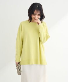 Green Parks アンチピリングライン入りニットプルオーバー