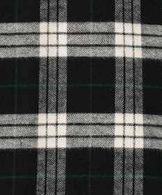 J.PRESS LADIES コットン起毛タータンチェック ショート丈 シャツ ブラウス