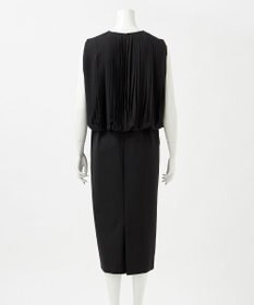 23区 【エステータ】ウールトロドライストレッチ プリーツコンビ ワンピース