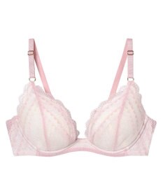 une nana cool リニューアル【綿混】ビタードットコットン 3/4カップブラ