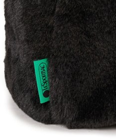 LeSportsac FUR DRAWSTRING TOTE/ブラックフラッフィーファー