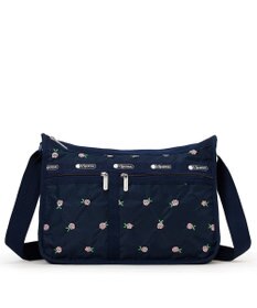 LeSportsac DELUXE EVERYDAY BAG/ピンクローズエンブロイダリー