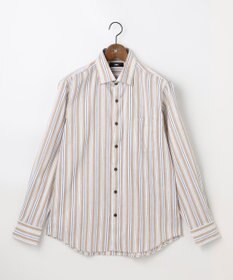 JOSEPH ABBOUD 【リネンブレンド】コットンリネン ボイルコード シャツ