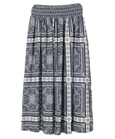 Green Parks ■ＥＳＣＡＲ　スカーフパネルｐｔギャザースカート