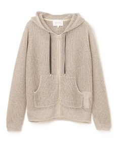 BEIGE， OPTICAL / ニットパーカー