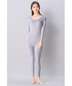 Wing あったかインナー 綿100％(肌側) やさしい肌ざわり 軽い 8分袖 長袖 秋 冬 EL2851 ウイング／ワコール