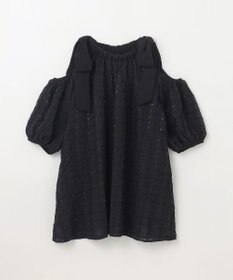 GRACE CONTINENTAL チュールフリルフレアトップ