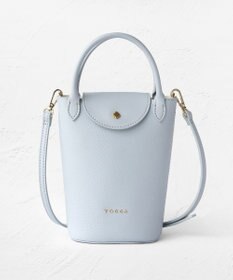 TOCCA 【八木アリサさん着用】PETAL SILHOUETTE LEATHER POCHETTE ポシェット