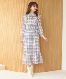 Feroux 【洗える】プリーツ ワンピース