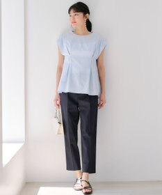 ANY SIS 【接触冷感・UVカット・撥水】クールタッチテーパード パンツ