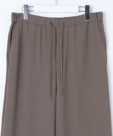 J.PRESS LADIES L 【洗える】バックサテンジョーゼット リラックス パンツ