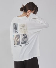 WEGO 【２点セット/ユニセックス着用ITEM】アクセ付きフォトコラージュT（LS）