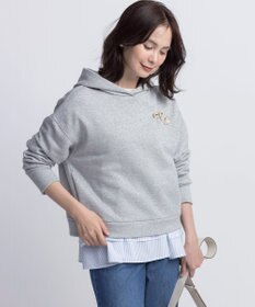 組曲 【WEB限定】シャイニーラメ パーカー