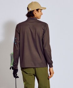 PW CIRCULUS 【吸水速乾 / UV遮蔽率99.5% UVカット / ストレッチ】【MEN】ロングスリーブ ポケットモックT ゴルフ