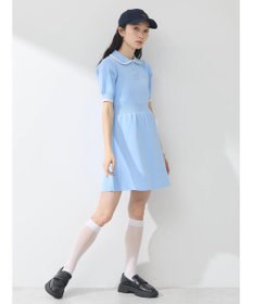 earth music&ecology ワンポイントポロワンピース