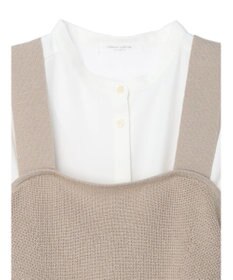 Green Parks ＳＥＴ２点ニットビスチェ＋とろみチュニック