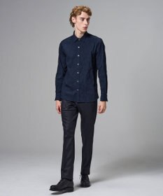 JOSEPH HOMME アブストラクトジャガードストレッチ　レギュラーカラーシャツ