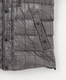 JOSEPH ABBOUD 【撥水/フード取り外し可/ダウン】パウダータフタ ダウン ブルゾン