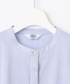 J.PRESS LADIES L 【洗える】ラミーポプリン ティアード ブラウス