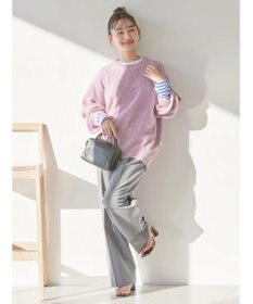 AMERICAN HOLIC 片畦クルーネックニットプルオーバー