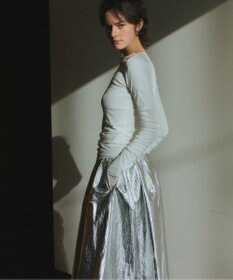 NAVE 【Nave】ホイルプリント スカート