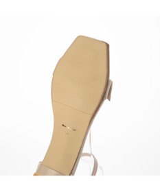 MODE ET JACOMO <carino>パールバックルアンクルベルトサンダル